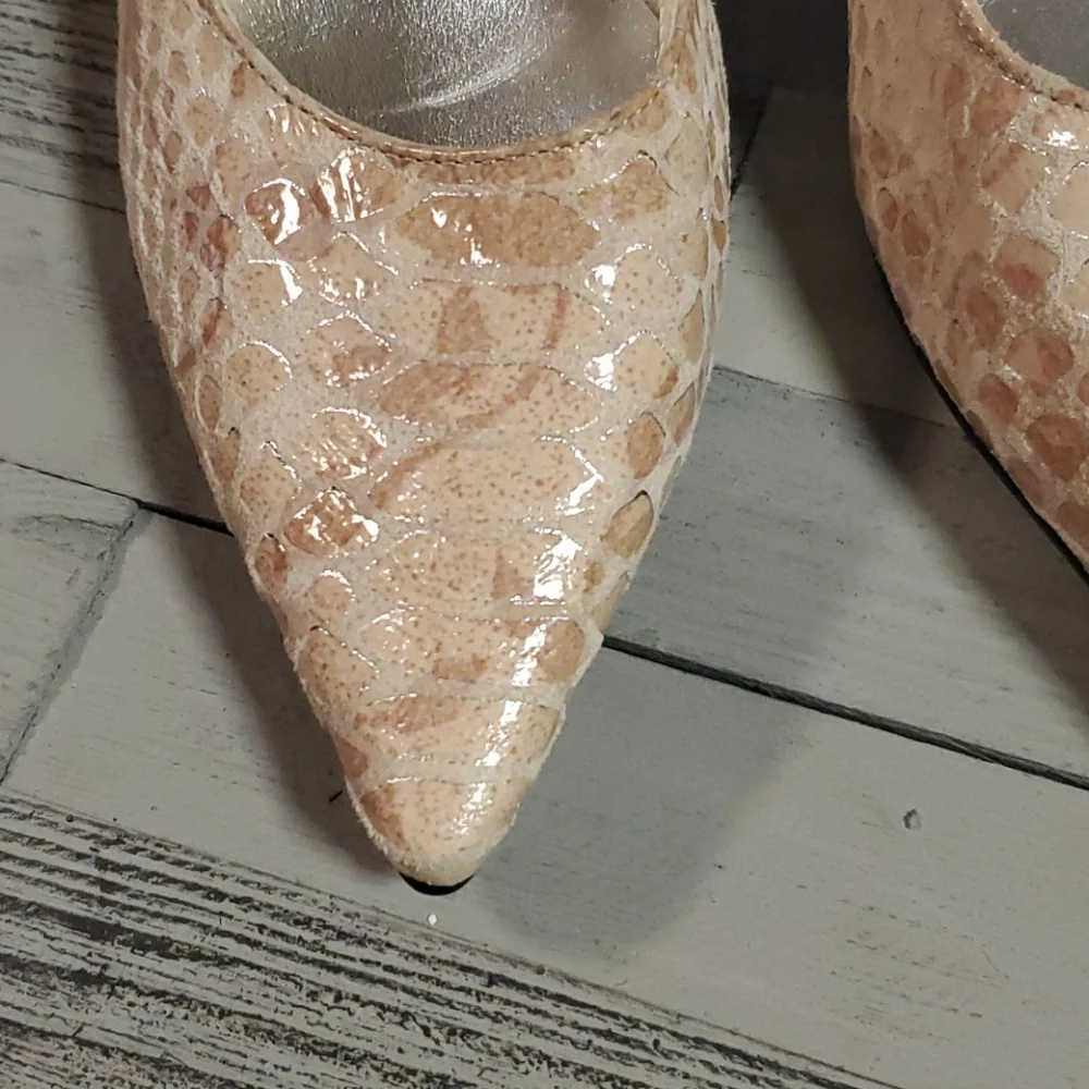 Ros Hommerson snakeskin heels 5.5m